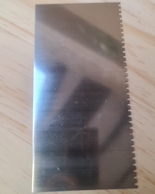 Metal Rectangle Rib with Square Teeth