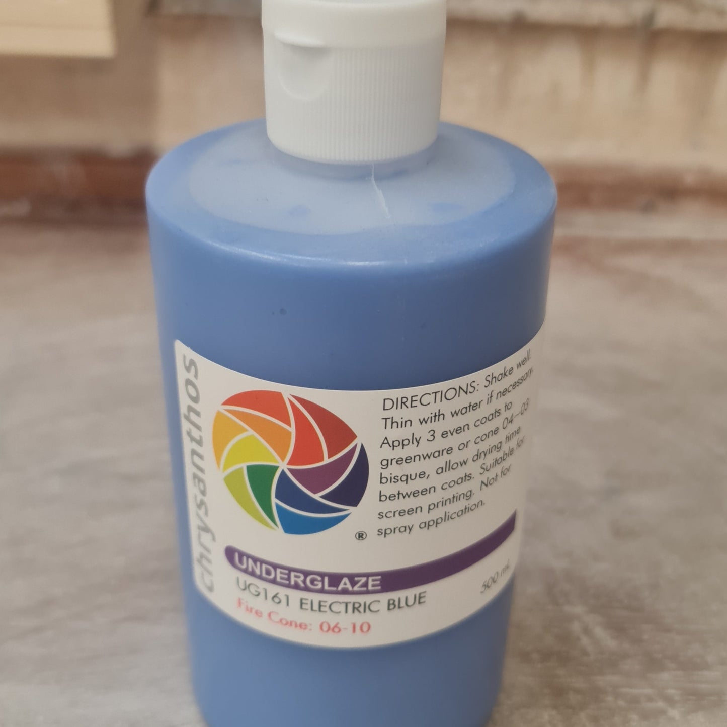 Chrysanthos Electric blue underglaze