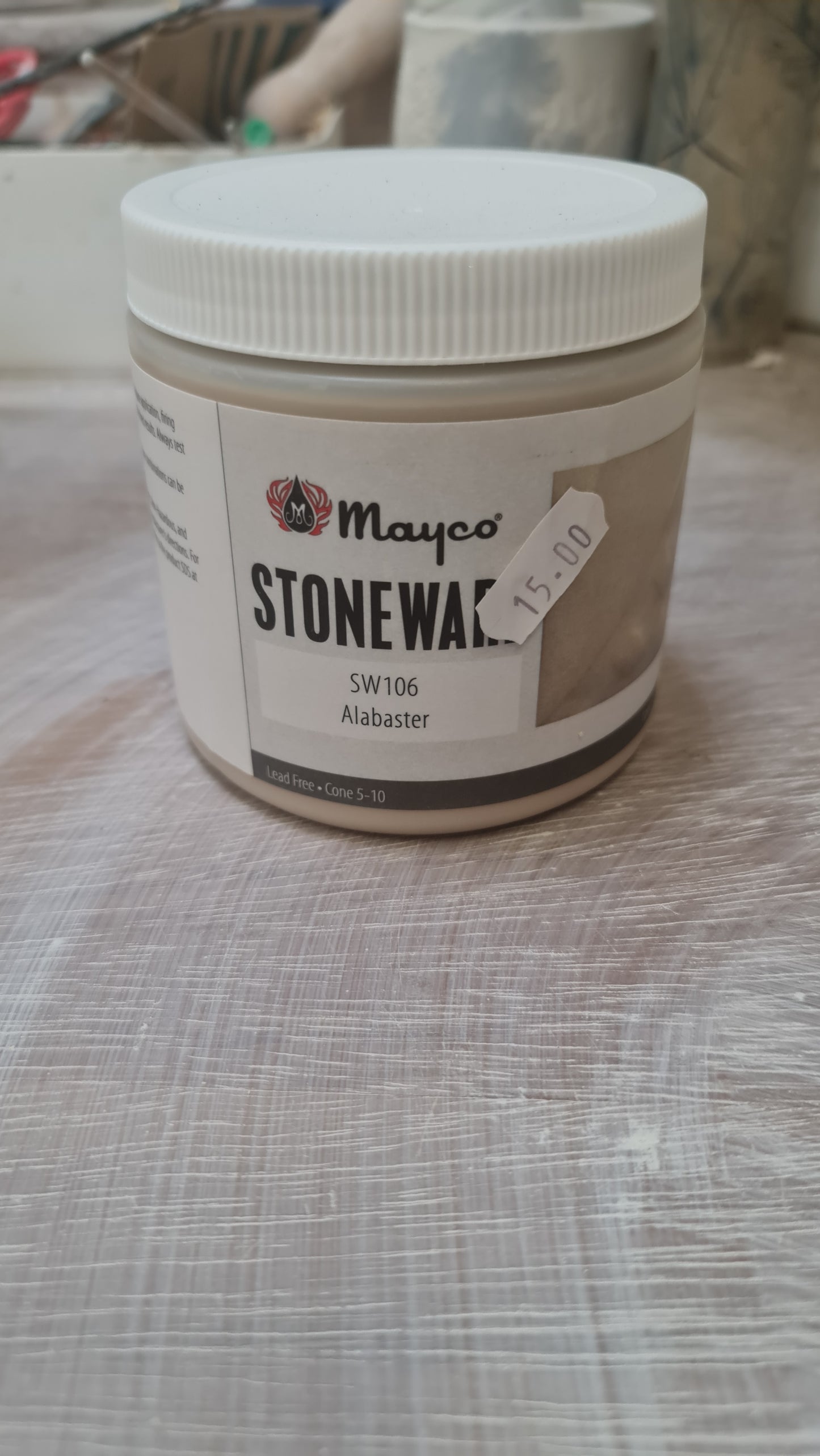 Mayco bruch-on glaze stoneware Alabaster
