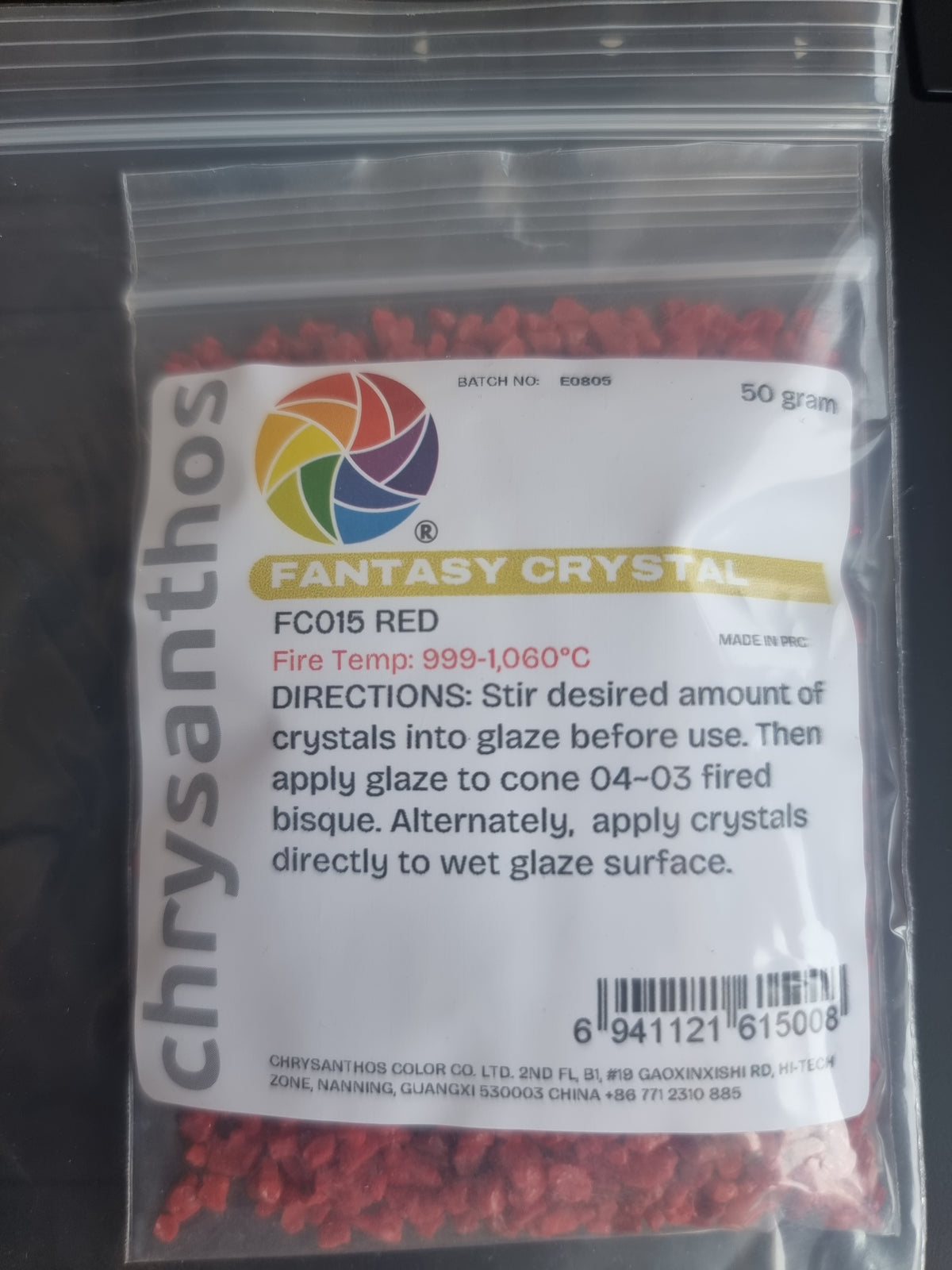 Fantasy Crystal beads cone 04-03 (999 to 1,060'c)