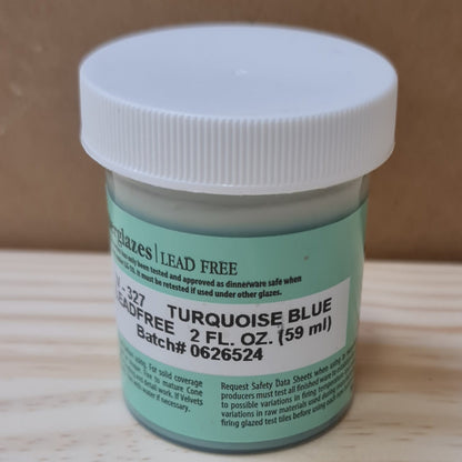 Amaco Velvet Brush-On Underglaze: Turquoise Blue 59ml