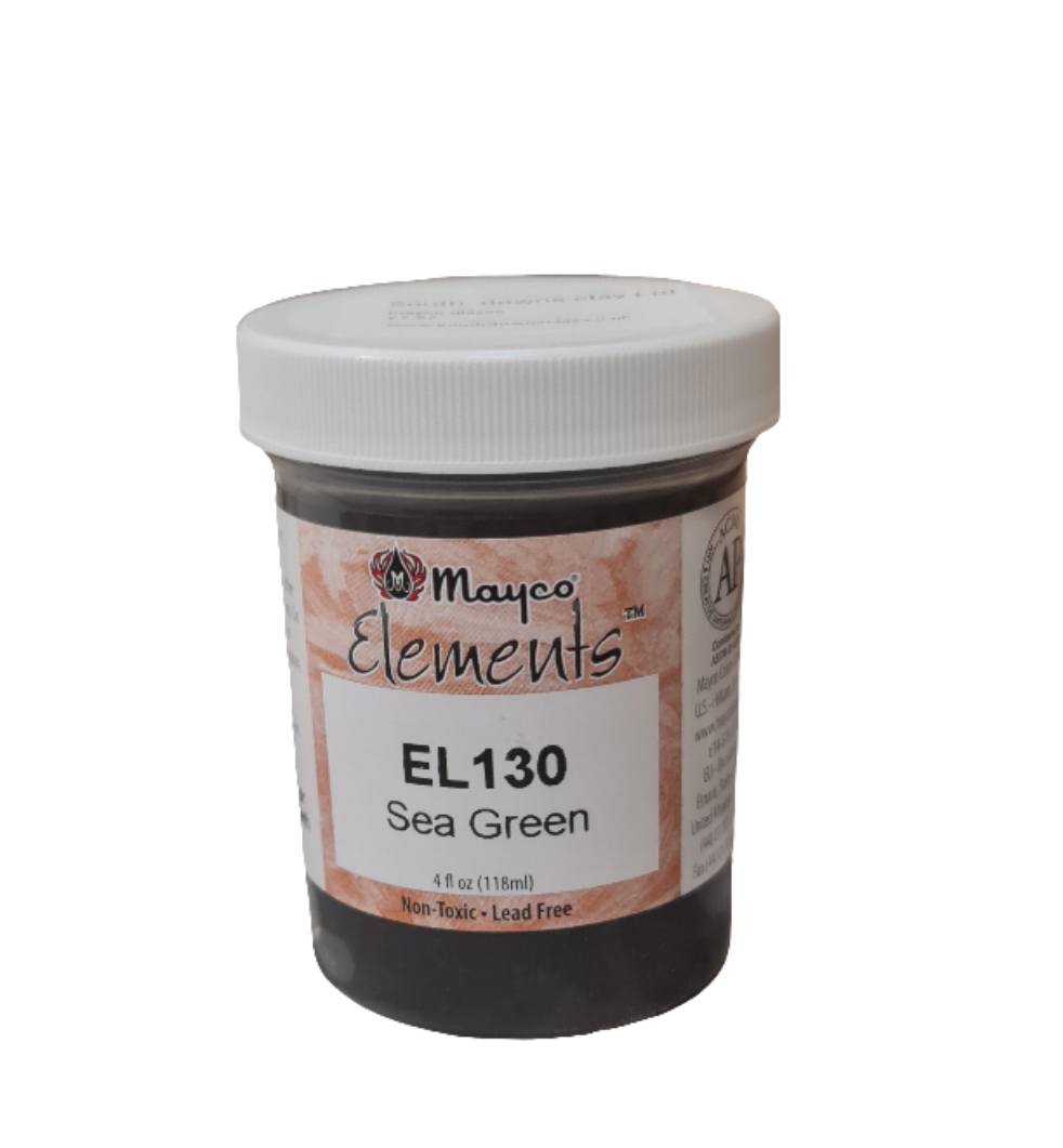 Mayco Elements Brush-On Glaze: Sea Green