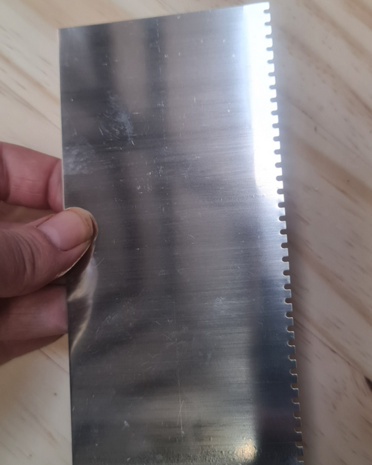 Metal Rectangle Rib with Square Teeth