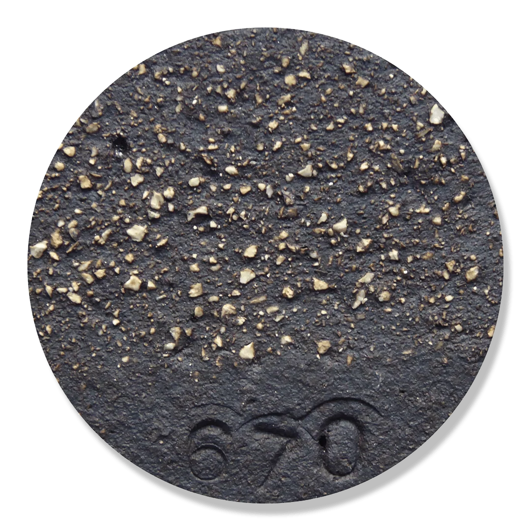 PF670 Smooth Textured Black Clay