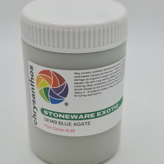 Chrysanthos Stoneware Exotic Glaze - Blue Agate