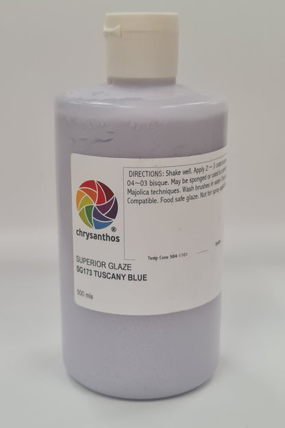 Chrysanthos Superior Earthenware Glaze - Tuscany Blue