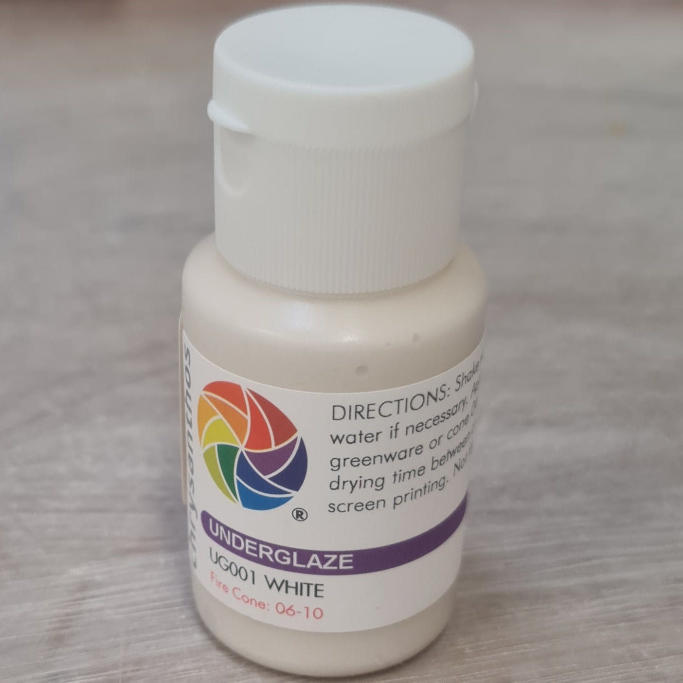 Chrysanthos White underglaze