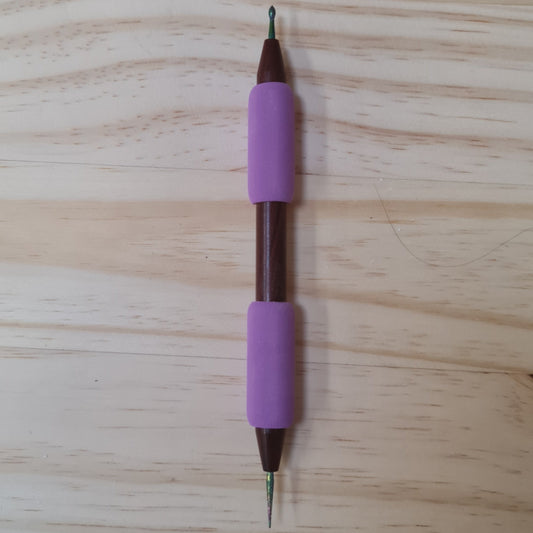 Sgraffito Stylus Tool - Red & Purple