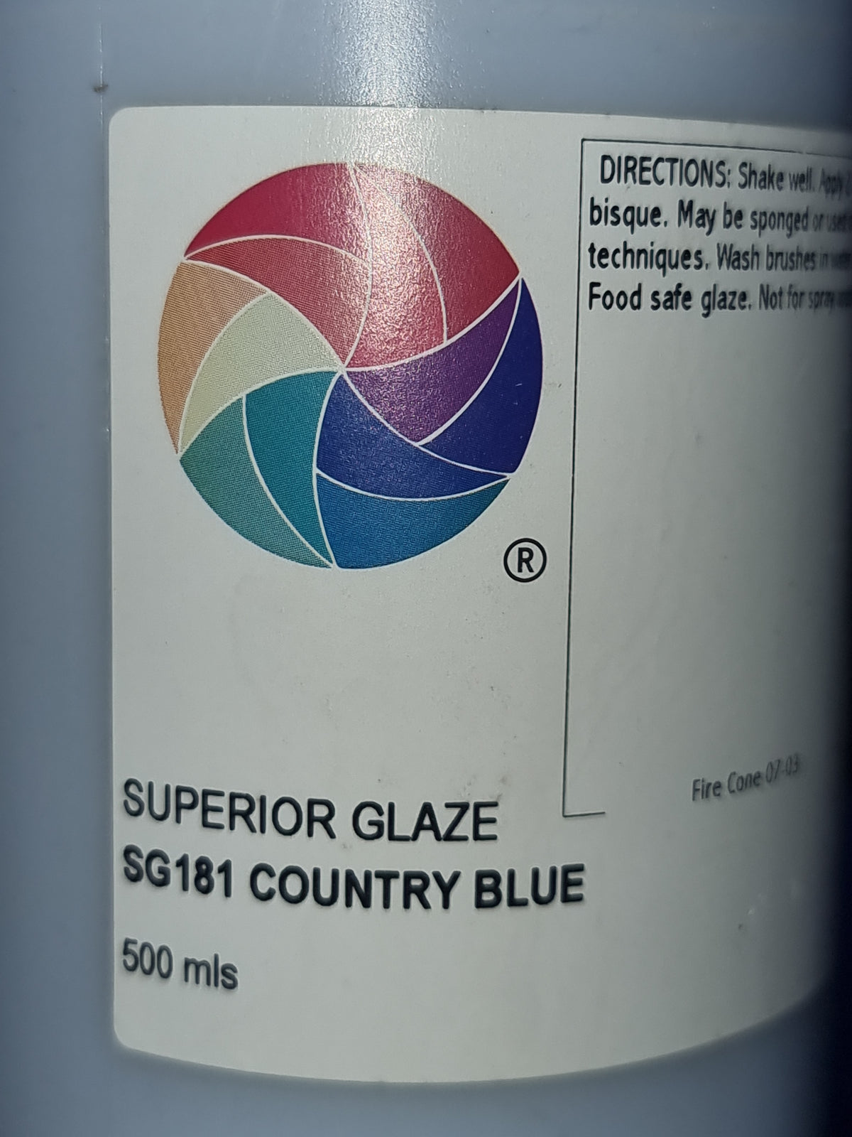 Chrysanthos Superior Earthenware Glaze - Country Blue