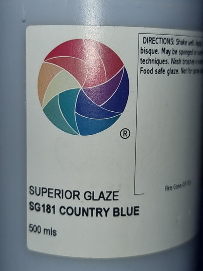 Chrysanthos Superior Earthenware Glaze - Country Blue