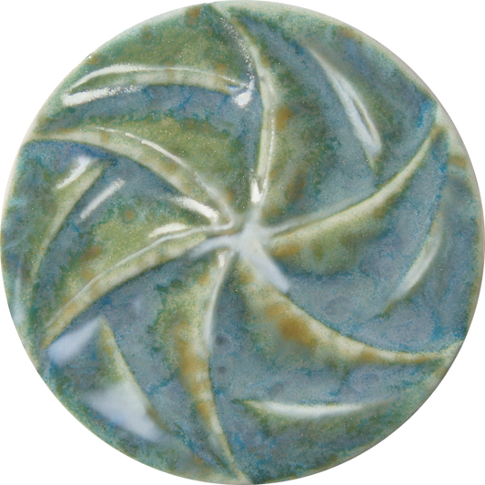Chrysanthos High Fire Exotic Glaze - Blue Mottle