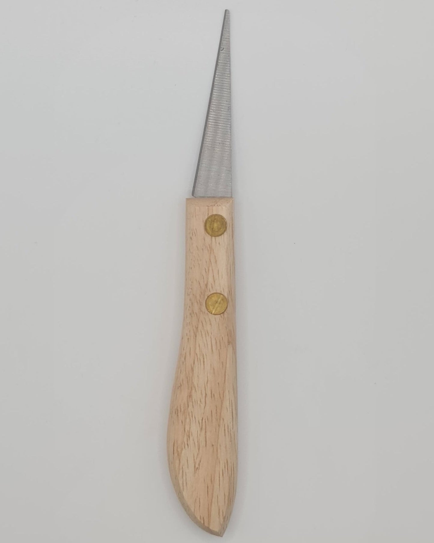 Wooden handled pottery knife
