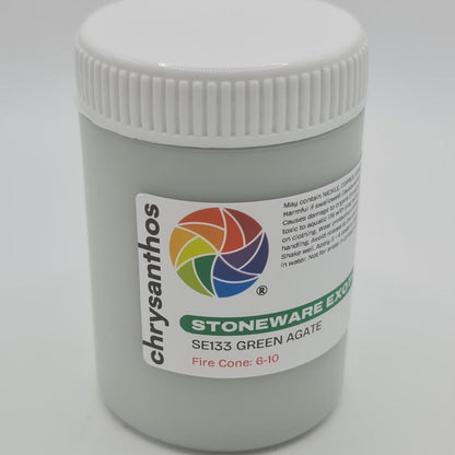 Chrysanthos Stoneware Exotic Glaze - Green Agate