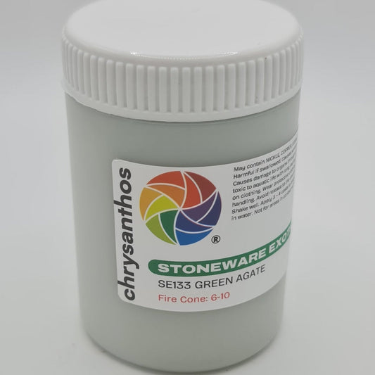 Chrysanthos Stoneware Exotic Glaze - Green Agate