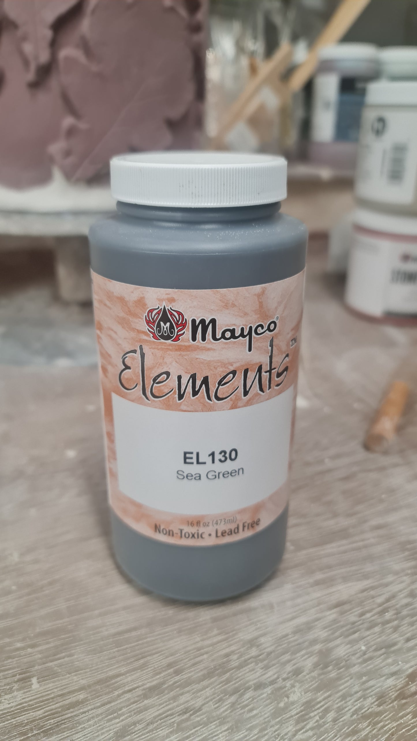 Mayco Elements Brush-On Glaze: Sea Green